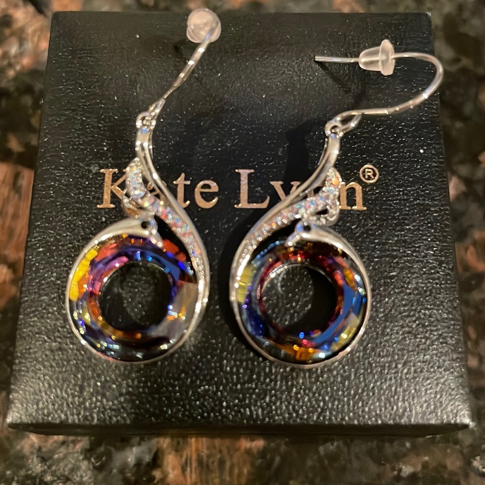 Crystal earrings - Picture 3 of 5
